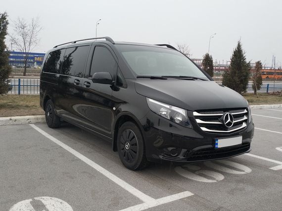 Накладки на решетку 2014-2020 (5 шт, нерж) Carmos - Турецкая сталь для Mercedes Vito / V W447 | Зображення 8