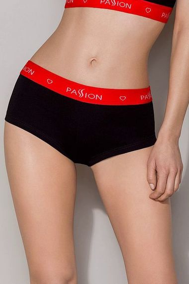 Трусики-шортики Passion PS003 PANTIES, Черный, M, M