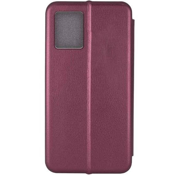 Кожаный чехол-книжка Classy для Xiaomi Redmi 12 Бордовый | Зображення 1