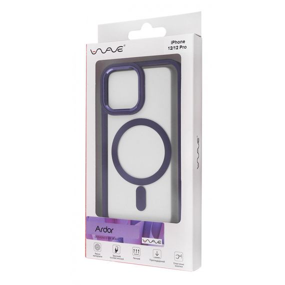 Чохол WAVE Ardor Case with Magnetic Ring iPhone 12/12 Pro deep purple | Зображення 1