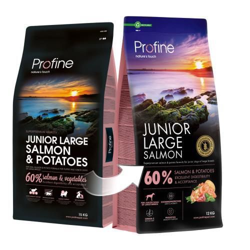 Корм сухой Profine Junior Large Salmon and Potatoes для щенков и юниоров больших пород, с лососем и | Зображення 2