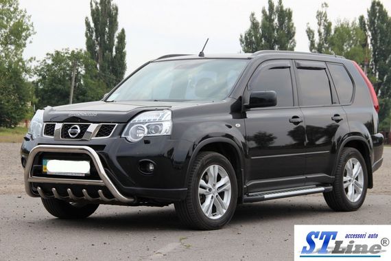 Передняя защита WT003 (нерж) для Nissan X-trail T31 2007-2014 гг | Зображення 2