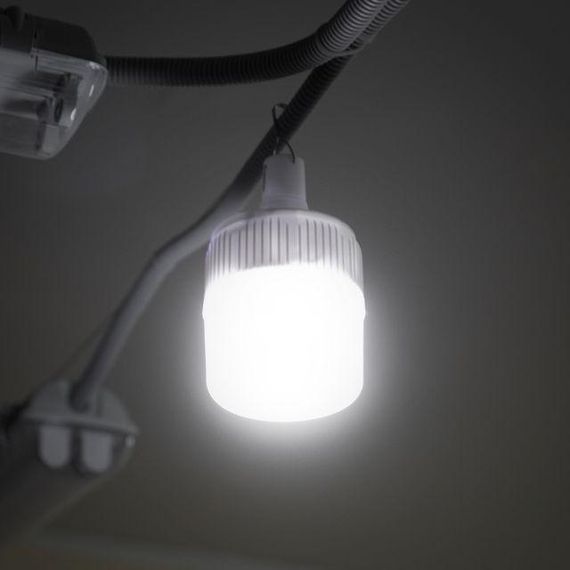 Світильник акумуляторний підвісний 24 SMD, сонячна панель, індикатор заряду INTERTOOL LB-0109 | Зображення 3