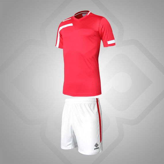 Комплект футбольної форми BestTeam Cordoba SC-13098RW червоний з білим | Зображення 3
