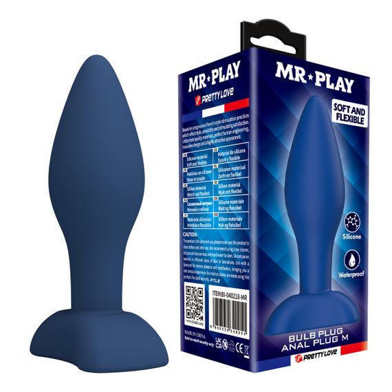 Анальна пробка MR.PLAY - Bulb Anal Plug M, BI-040218-MR Sex Aura