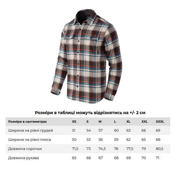 Сорочка Helikon-Tex Greyman Shirt Foggy Meadow Plaid | Зображення 3