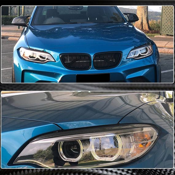 Вії на фари (Карбон) для BMW 2 серія F22/23 2014-2021 рр | Зображення 4