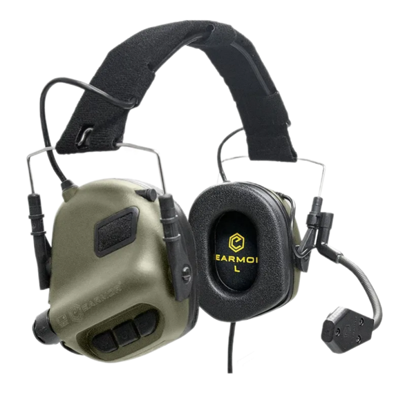 Активні навушники Earmor M32 з гарнітурою олива | Зображення 1