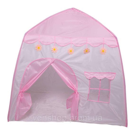Дитячий ігровий намет будиночок для дівчаток 125×100×120 см намет будиночок для дітей Рожевий HP-S-1NDP | Зображення 8