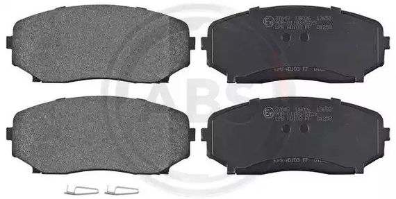 Колодки передні гальмівні Mazda CX-7/CX-9 07- (sumitomo), ABS (37643) | Зображення 1