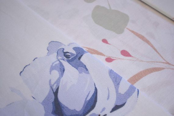 Постільна білизна Altinbasak Ranforse 160 х 220 см Tiffany Sky | Зображення 2