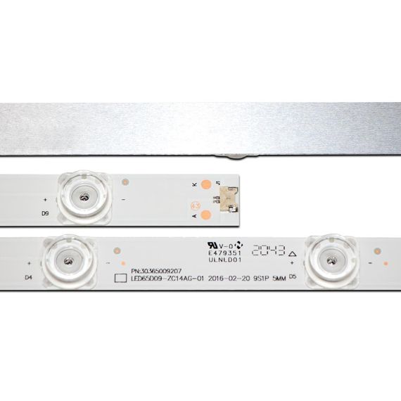 LED підсвітка Kivi TV 65" LED65D09-ZC14AG-01 PN:30365009207 LED65D09_ZC14AG_01 16шт. | Зображення 1