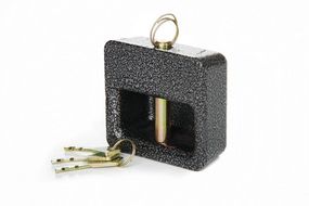 Замок навесной Краб – (83x78x35мм), дисковый (финский) ключ AURORA