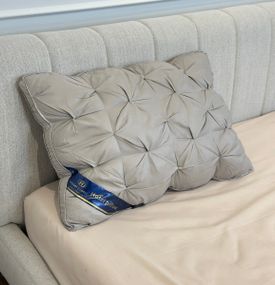 Подушка тесто из из полиефирного волокна Hotel pillow 19535 50х70 см серая