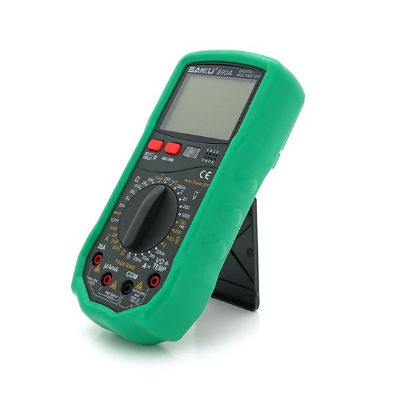 Мультиметр BAKKU BA-890A Вимірювання: V DC, V AC, A DC, A AC, Ω, C, hFE, діод