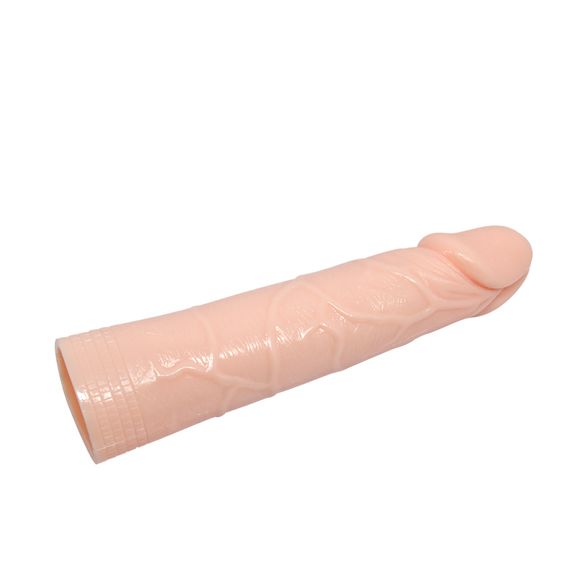 Насадка на член - Silicon Sleeve Enlarger, Flesh 1 | Зображення 2