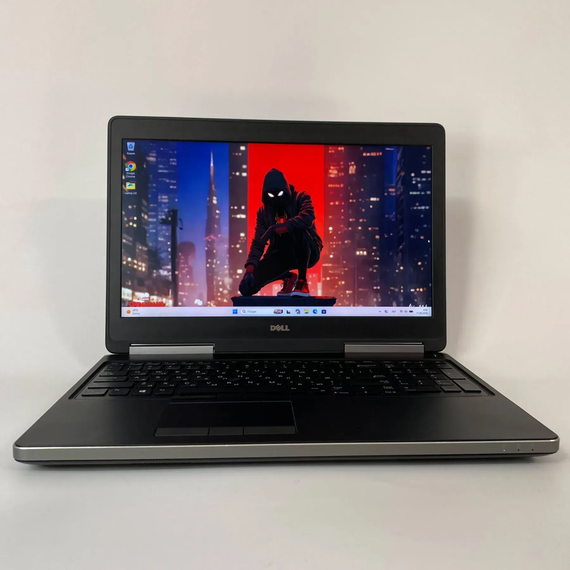 Мобильная рабочая станция Dell Precision 7520 / 15.6" (1920x1080) IPS / Intel Core i7-6920HQ (4 (8) ядра по 2.9 - 3.8 GHz) / 16 GB DDR4 / 256 GB SSD / nVidia Quadro M2200, 4 GB GDDR5, 128-bit / HDMI б/у + Подарок Беспроводная мышь / USB | Зображення 1