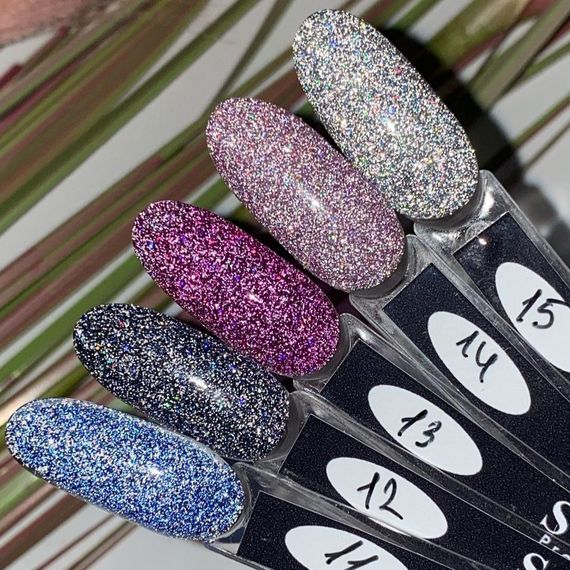 Світловідбиваючий гель-лак SAGA 13 Fiery 9мл | Зображення 6