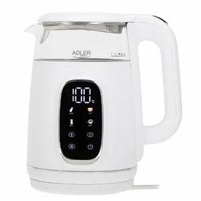 Електрочайник Adler AD 1305 white silver 1.7 л білий