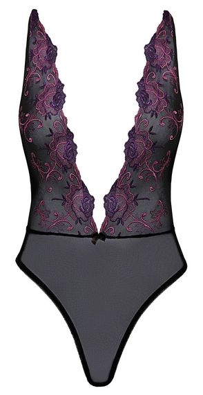 Боді з вирізом Body Embroidery S/M Sex Aura | Зображення 3