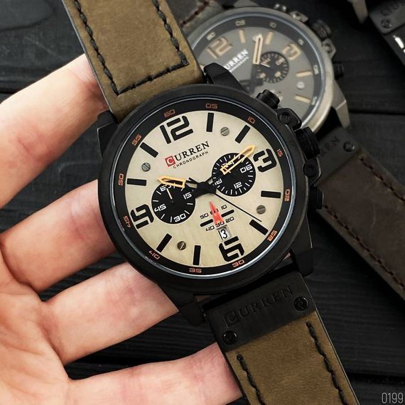 Годинник C1ur1ren 8314 Khaki-Black | Зображення 7