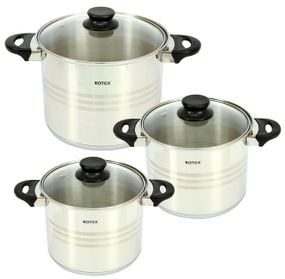 Набор кастрюль Rotex Milano RС022-6XL 6 предметов
