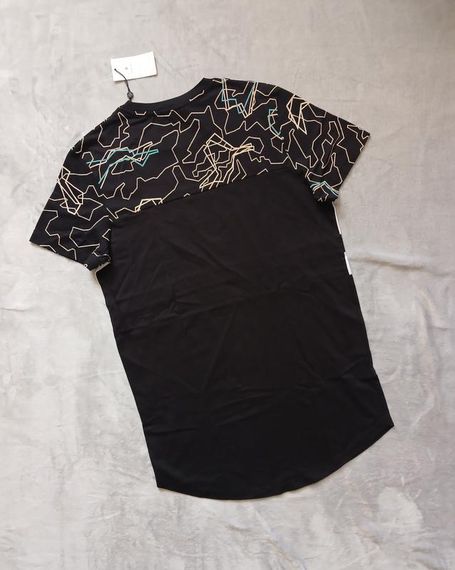 Футболка чоловіча Jack & Jones чорно-біла L | Зображення 2