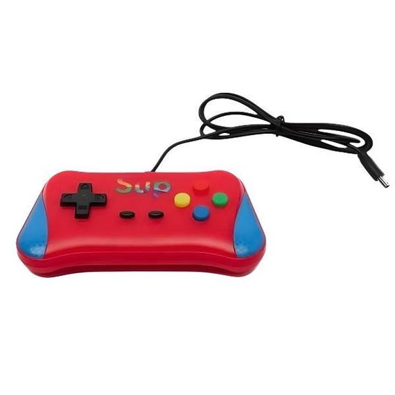 Ігрова портативна консоль + джойстик (провідний) 500 ігор екран 3,5 X7M Червона з синім