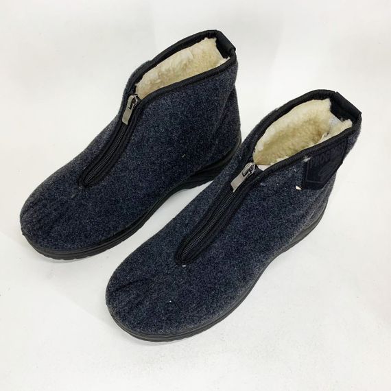 Чоботи рибальські утеплені 45р, Зимове робоче взуття для будівельників, Черевики робочі чоловічі QX-74 | Зображення 4