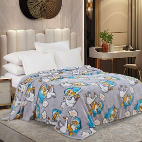 Плед фліс Веселі приятелі 150x200 см Love You