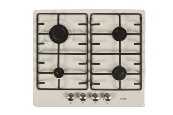 Газова поверхня VENTOLUX HG640-MA3 S (IVORY) бежева емаль | Зображення 5