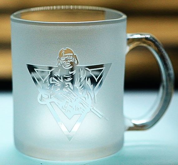 Стеклянная чашка 320 мл Call of Duty с гравировкой подарок для фаната COD игровая кружка КОЛЛ ДЮТИ | Зображення 3