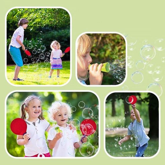 Детский пинг-понг с мыльными пузырями SHT CP085-1 Red | Зображення 2