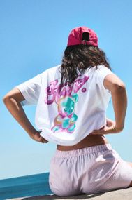 Футболка женская с принтом повседневная XL Белая