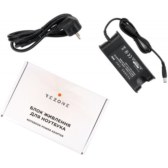 Блок живлення до ноутбуку Rezone DELL 90W 19.5V 4.62A 7.4*5.0 (RZPSDL90197450) | Зображення 3