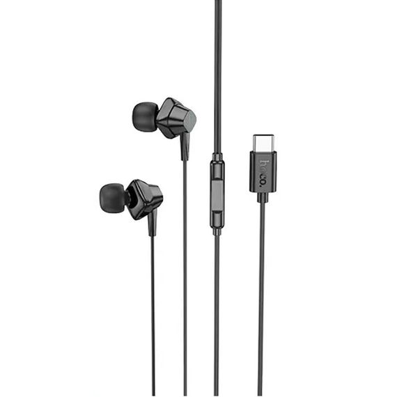 Стерео Навушники Hoco M113 Landy universal (Type-C/1.2m) Black