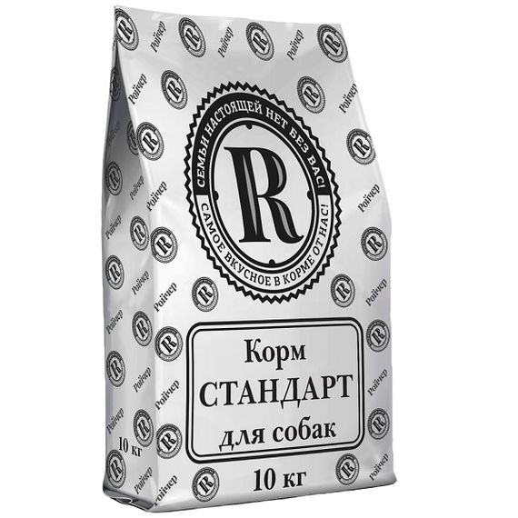 Ройчер Стандарт  Корм для дорослих собак. Куряче м’ясо, куряча печінка гідролізована. (10кг)