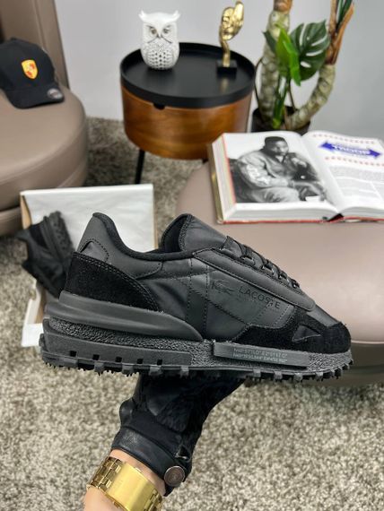 Чоловічі кросівки Lacoste Elite Active PRM All Black (топ якість) A4394 42 26.5 | Зображення 5