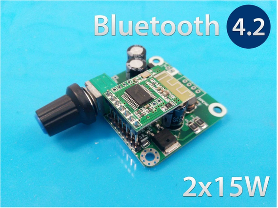 Плата звукового стерео усилителя с Bluetooth 4.2 TPA3110 2 х 15 Вт класс D v2 | Зображення 1