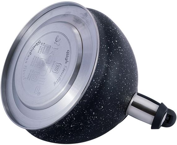 Чайник Kamille Whistling Kettle Marble 2.7л з нержавіючої сталі зі свистком | Зображення 4