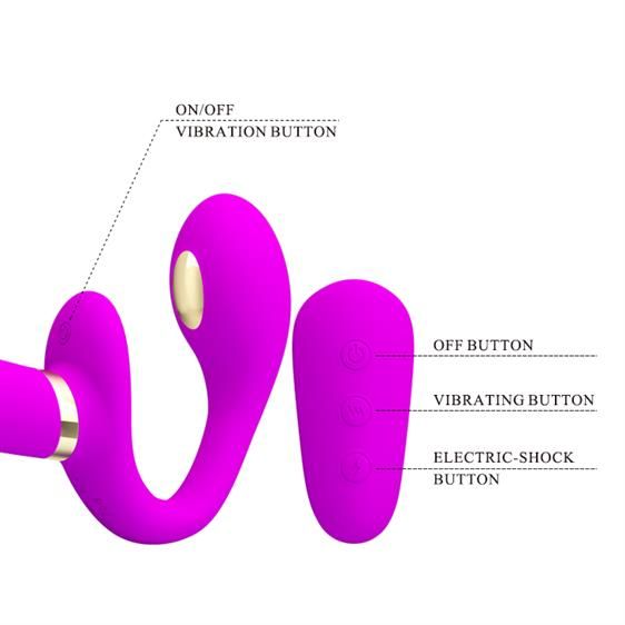 Страпон - Pretty Love Thunderbird Harnessfree Stimulator Purple | Зображення 5