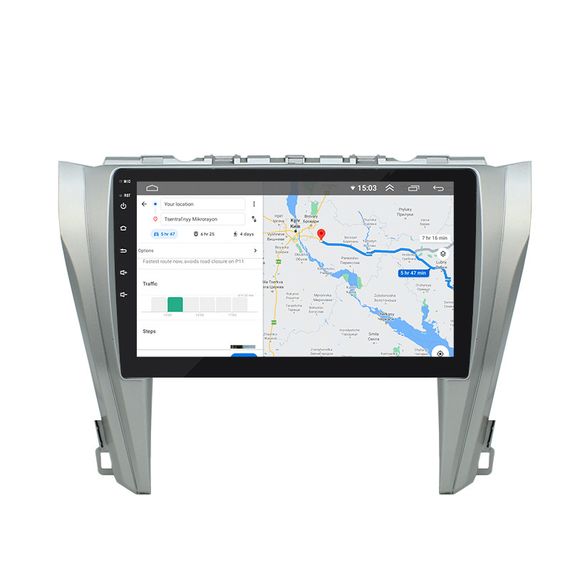 Штатная магнитола Lesko для Toyota Aurion II 2012-2017 экран 10" 4/64 4G+CarPlay GPS Wi-Fi Android | Зображення 4