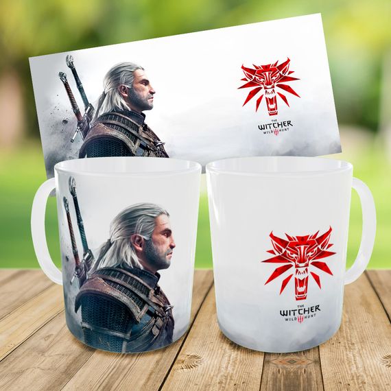 Детский набор The Witcher сумка-бананка + керамическая кружка с принтом (5611) | Зображення 2