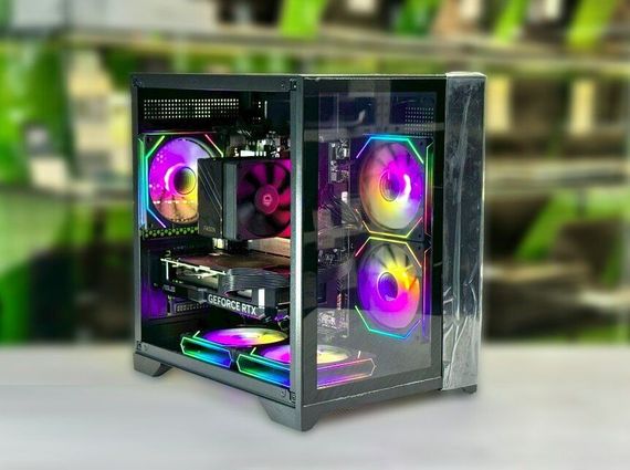 Ігровий ПК Asus Prime Tower / AMD Ryzen 5 8400F (6 (12) ядер по 4.2 - 4.7 GHz) / 16 GB DDR5 / 1000 GB SSD / nVidia GeForce RTX 4060 Ti, 8 GB GDDR6, 128-bit / 550W | Зображення 1