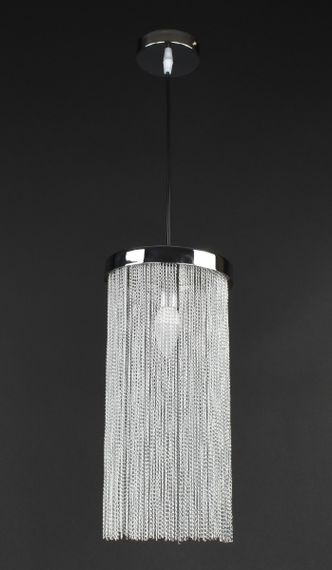 Люстра підвісна на 1 лампочку 27842 Хром 45-180х18х18 см.