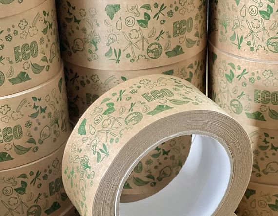 Скотч бумажный 48х50 м "ECO" (36 шт. в упаковке), , !!! Скидка из-за небольших дефектов !!!