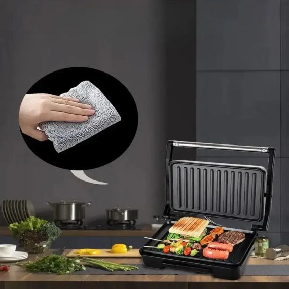 Електричний контактний гриль MS 240 для кухні 1000 Вт | Зображення 3