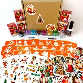 Подарочный набор "Рождественское чудо: Волшебный подарок" gift-box-christmass-5kids