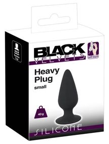 Анальна пробка - Black Velvets Heavy Plug Small