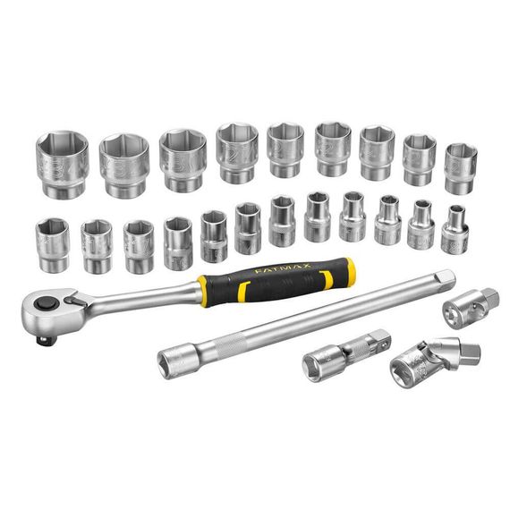 Набір торцевих головок 1/2 FATMAX® Maxi Drive, шестигранних, 26 предметів STANLEY FMMT98103-1 | Зображення 1